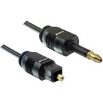 PremiumCord Kabel Toslink 3.5mm mini Toslink - Toslink 1m (kjtos2-1)