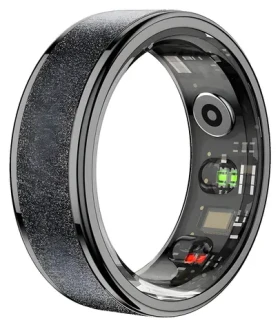 Colmi R10 vel. 11 černá / Chytrý prsten / BT 5.0 / 5ATM / 20,8 mm (R10 black 11)