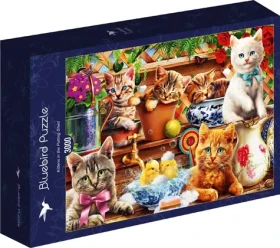 BLUEBIRD Puzzle Koťata v kůlně