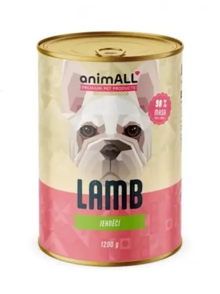 AnimALL konzerva Jehněčí 1200 g (111735)