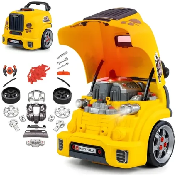 MILLY MALLY Sada mechanik dílna N-Gine žlutá