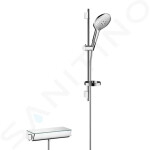 HANSGROHE - Raindance Select S Sprchový set s termostatem, 150 mm, 3 proudy, bílá/chrom 27036400