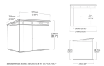KETER PENT Signature HORIZONTAL domek 9x7 - hnědý