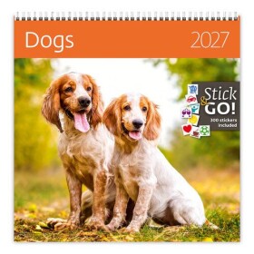 Kalendář nástěnný 2027 - Dogs