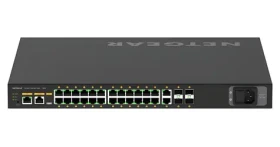 NETGEAR M4250-26G4XF-PoE+ / Switch / L3 řízený / 24x Gigabit PoE+ / 2x Gigabit / 4x 1G/10G SFP+ (GSM4230PX-100EUS)