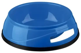 TRIXIE Plastová miska s gumovým okrajem / Miska pro psy / 0,75 l / O 16 cm (TX-24952)