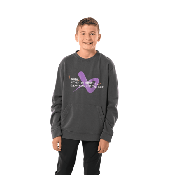 S23 BAUER KANGA CREW-YTH-DK GR