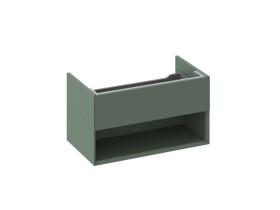 RAVAK - Lite Umyvadlová skříňka 80x45x43 cm, 1 zásuvka, Grey Green X000001864