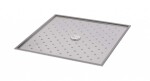 SANELA - Zahradní bazénové sprchy Nerezová sprchová vanička 1000x1000 mm, antislip SLSN 10