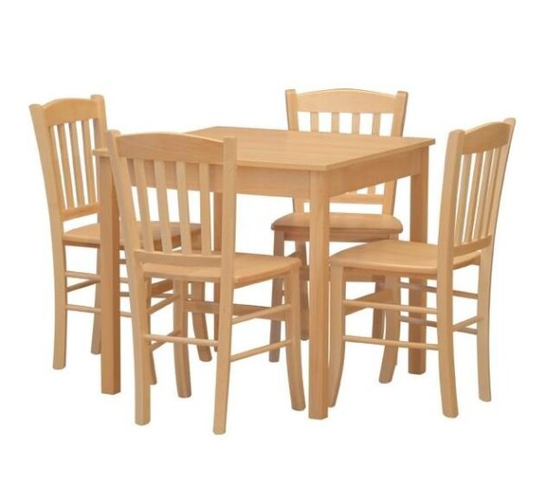 STIMA Jídelní set Family rs-Veneta VARIANTA PROVEDENÍ: (š/v/h) 140 x 80 x 77 cm + 4 židle