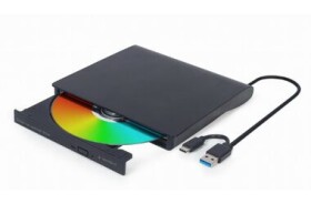 Gembird DVD-USB-03 černá / externí DVD/CD mechanika / USB (DVD-USB-03)