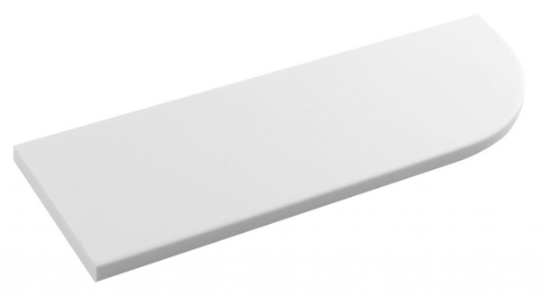 SAPHO - ABELINE rohová police rockstone 300x100, excentrická, bílá mat AE300-0101