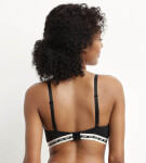 Dámská vyztužená podprsenka bez kostic DIM ICONS PADDED TRIANGLE BRA - DIM - černá 80 A