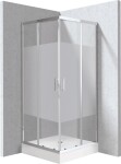 DEANTE - Funkia Evo čtvercový kout s vaničkou, 90x90 cm – vzor pruh KYCZ0E99P