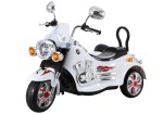 Mamido Dětská elektrická motorka Chopper s postranním vozíkem černá