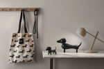 Kay Bojesen Bavlněná taška Kay Bojesen - limitovaná edice, béžová barva, textil
