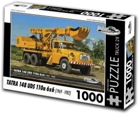 RETRO-AUTA Puzzle TRUCK č.28 Tatra 148 UDS 110a 6x6 (1969-1982)
