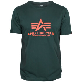 Alpha Industries Tričko Basic T-Shirt petrolejové M
