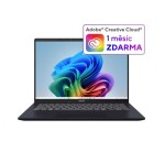 ASUS NTB Vivobook 14 (X1407QA-LY052W), Snapdragon X X1 26 100, 14" 1920 x 1200, 16GB, 1TB SSD, Adreno, W11 Home, Blue EDF_2910429