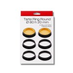 Cesil Cesil Pečicí perforované ráfky na tartaletky 8 cm (6 ks)