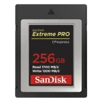 Rozbaleno - SanDisk Extreme Pro CF express 256GB / čtení: až 1700 MBs / zápis: až 1200 MBs / doprodej (SDCFE-256G-GN4NN.Rozbaleno)