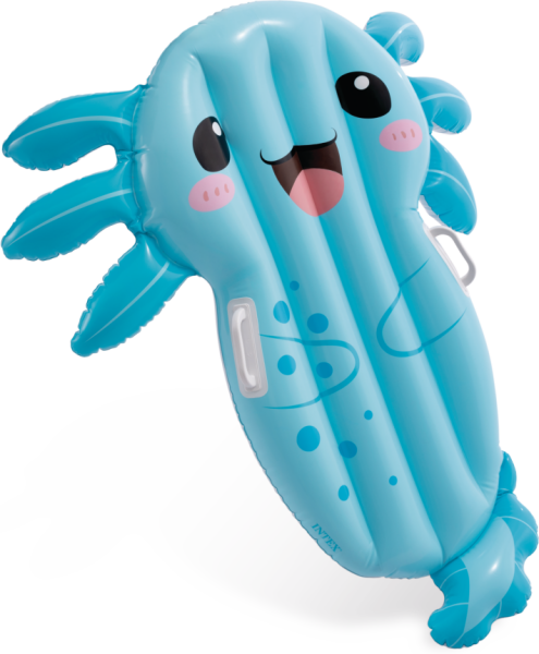 Nafukovací lehátko ve tvaru Axolotl s madly - Alltoys Intex