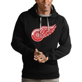 Fanatics Pánská Mikina Detroit Red Wings Logo Victory Pullover Hoodie Black Velikost: S