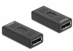 Delock DisplayPort (F) - DisplayPort (F) černá / Redukce / Gender changer / Pin 20 / DP 1.2 / 3840x2160px / 60Hz (66643)