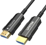 Unitek Kabel optický HDMI 2.0 AOC 15 m černá / Kabel / 4K 60Hz / 3D IMAX (C11072BK-15M)