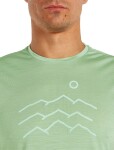 Pánské merino triko s krátkým rukávem ICEBREAKER Mens 125 Cool-Lite Sphere SS Tee Across, Seaglass velikost: XL