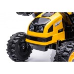 Mamido Dětský elektrický traktor s lopatou žlutý