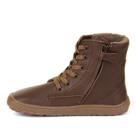 Dětské zimní barefoot boty TEX LACES Brown, Froddo, G3160236-1, hnědá - 37