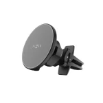 FIXED Držák bezdrátovým nabíjením MagRound podporou uchycení MagSafe 15W černý