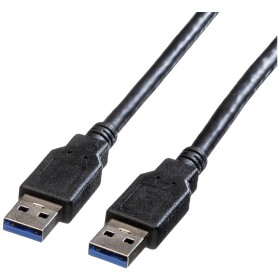 Roline USB kabel USB 3.2 Gen1 (USB 3.0 / USB 3.1 Gen1) USB-A zástrčka, USB-A zástrčka 3.00 m černá stíněný 11.02.8971