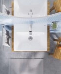 GROHE - Euro Ceramic Umyvadlo 55x44 cm, s přepadem, otvor pro baterii, alpská bílá 102430SH00