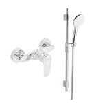 Sprchová baterie SAT Mood se sprchovým setem 150 mm chrom SATBSMOOD268SET1 SATBSMOOD268SET1