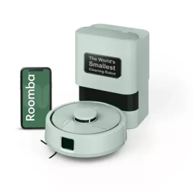 IRobot Roomba Mini Combo + AutoEmpty doc světle zelená / Robotický vysavač / vysávání mopování / 2 400 mAh / Wi-Fi (F155440)