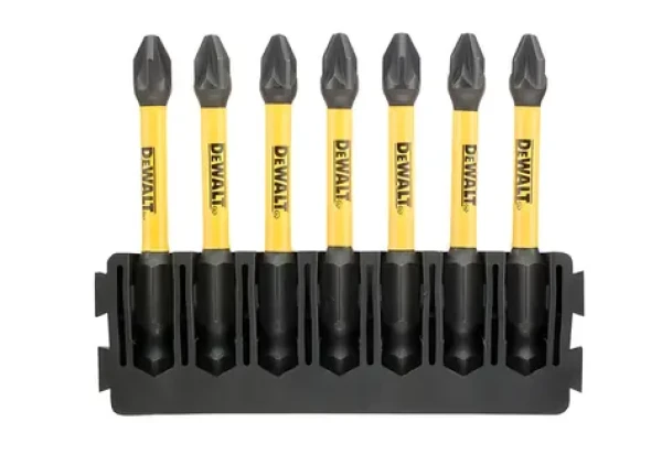 DeWalt Sada prodloužených bitů PZ2 / Bity / 7 ks / PZ2 / 57 mm (DT70821)