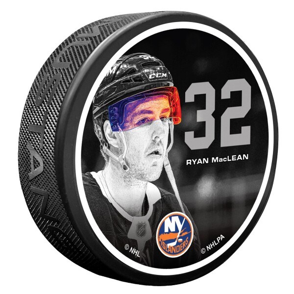 Mustang Puk New York Islanders NHL #32 MacLean Neon Visor