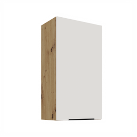Horní skříňka Aria 50 G-90 1F Barva korpusu: Dub artisan, Barva dvířek: WH - Crystal white AFM