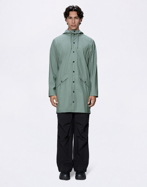 Rains Long Jacket 176 Sage L