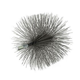 Kartáč komínový kulatý, 140mm, ocelový drát