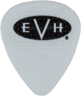 EVH Signature Picks, White/Black, .60 mm