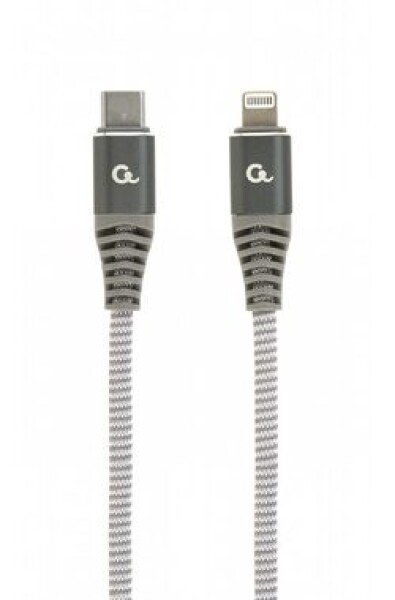 Gembird CC-USB2B-CM8PM-1.5M Lightning, 1,5m, šedý