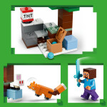 LEGO LEGO® Minecraft® 21583 Steve a dobrodružství v tajze