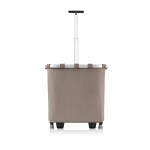 Nákupní košík na kolečkách Reisenthel Carrycruiser Herringbone mokka