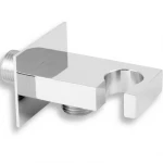 Stěnový vývod hranatý sprchy 1/2", chrom