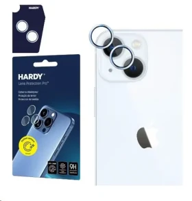 3mk HARDY Lens Protection Pro skla na fotoaparát pro Apple iPhone 15/15 Plus Blue (5903108573474)