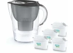 Brita Marella grafitová + 4x filtr Maxtra Pro / Filtrační konvice / 2,4 l / 150 l filtrace (1056045)