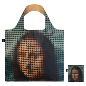 Skládací nákupní taška LOQI PIX & LOVE Mona Lisa